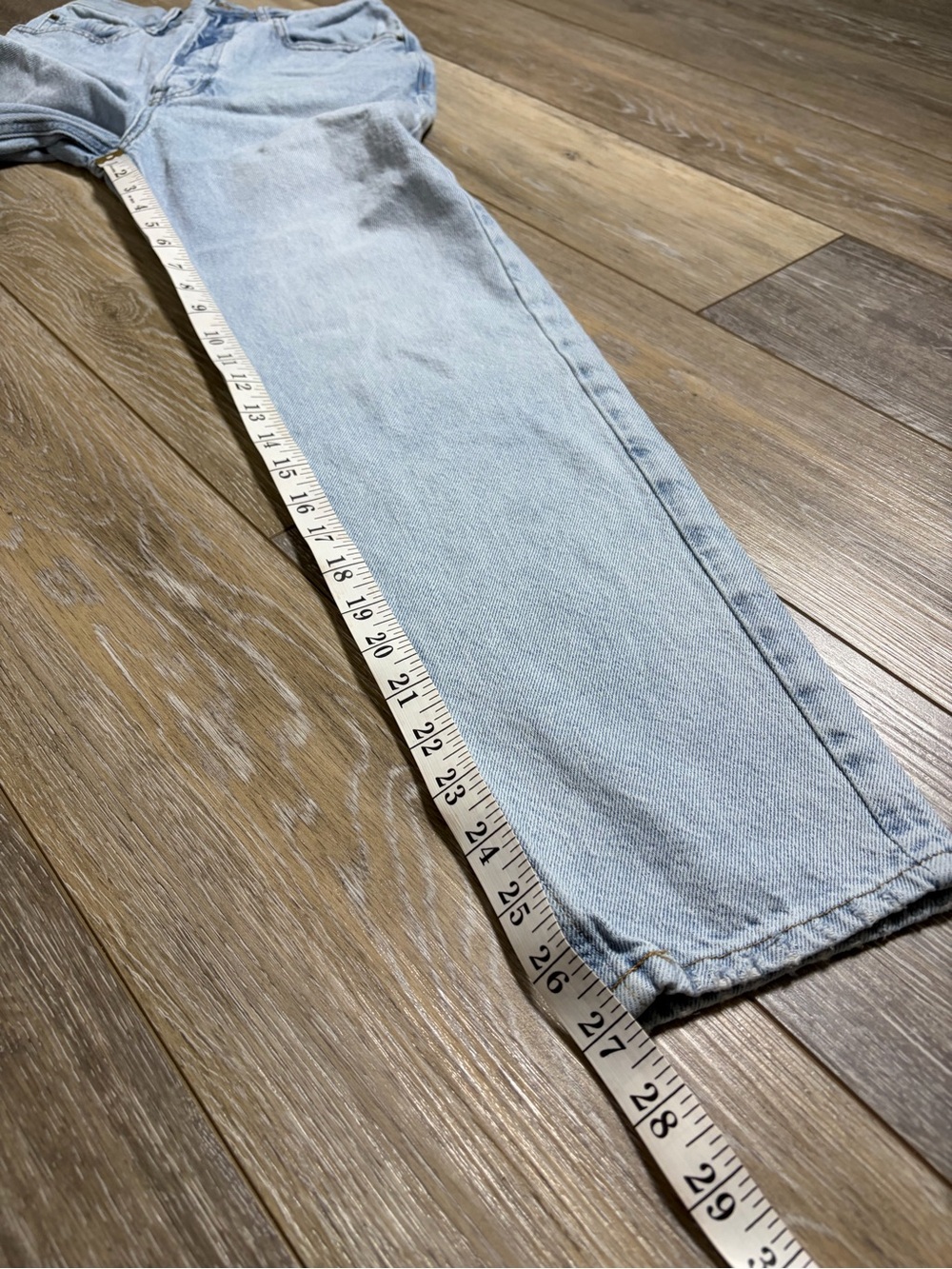Pacsun Light Blue Ultra High Waisted Slim Fit Jeans - Picture 11 of 12